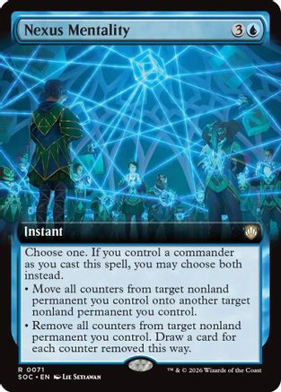 Nexus Mentality (Extended Art) (SOC-071) - Commander: Secrets of Strixhaven | Grognard Games