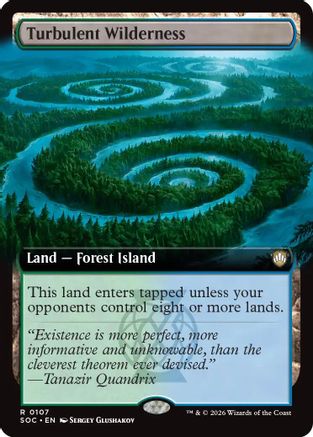 Turbulent Wilderness (Extended Art) (SOC-107) - Commander: Secrets of Strixhaven | Grognard Games