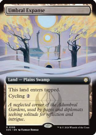 Umbral Expanse (Extended Art) (SOC-108) - Commander: Secrets of Strixhaven | Grognard Games