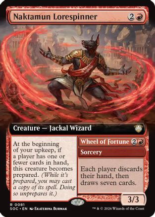 Naktamun Lorespinner (Extended Art) (SOC-081) - Commander: Secrets of Strixhaven | Grognard Games