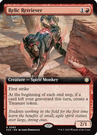 Relic Retriever (Extended Art) (SOC-083) - Commander: Secrets of Strixhaven | Grognard Games