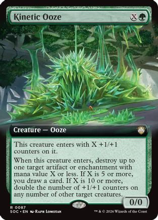 Kinetic Ooze (Extended Art) (SOC-087) - Commander: Secrets of Strixhaven | Grognard Games