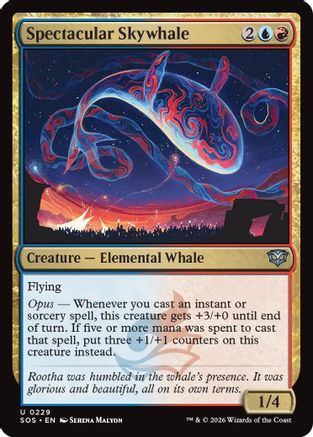 Spectacular Skywhale (SOS-229) - Secrets of Strixhaven | Grognard Games
