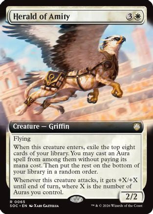 Herald of Amity (Extended Art) (SOC-065) - Commander: Secrets of Strixhaven | Grognard Games