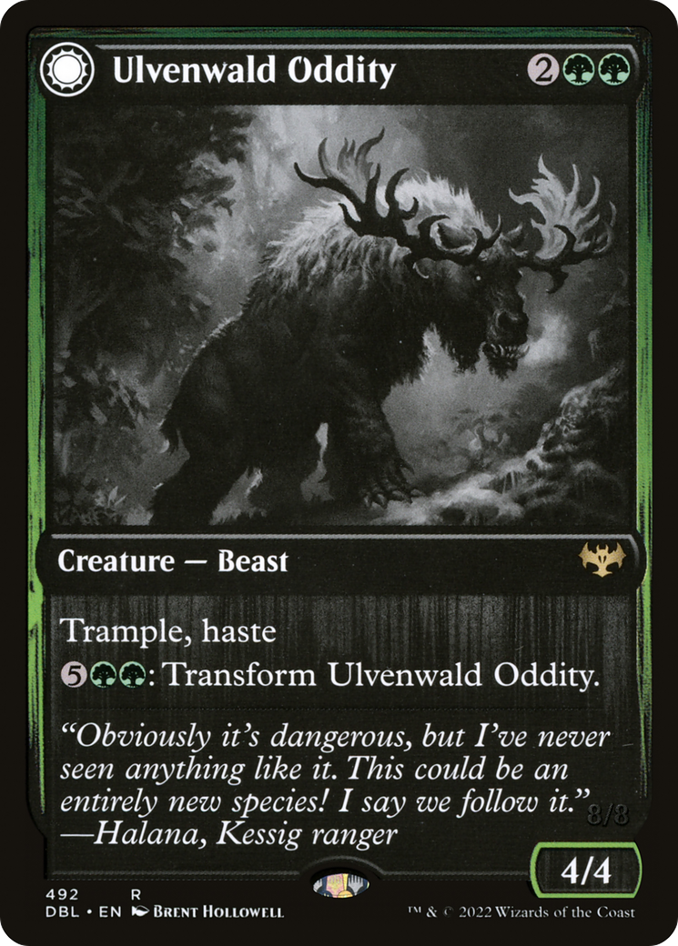 Ulvenwald Oddity // Ulvenwald Behemoth [Innistrad: Double Feature] | Grognard Games