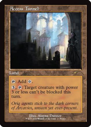 Access Tunnel (Retro Frame) (WPN-002) - WPN & Gateway Promos | Grognard Games