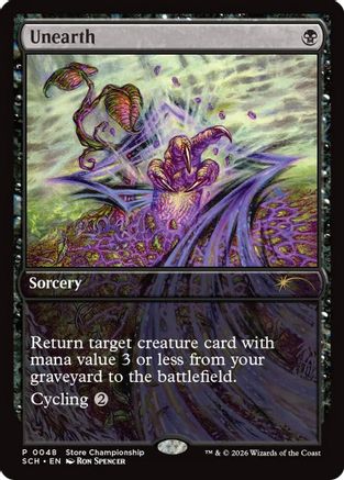 Unearth (GAME-048) - Game Day & Store Championship Promos | Grognard Games