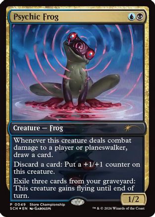 Psychic Frog (GAME-049) - Game Day & Store Championship Promos Foil | Grognard Games