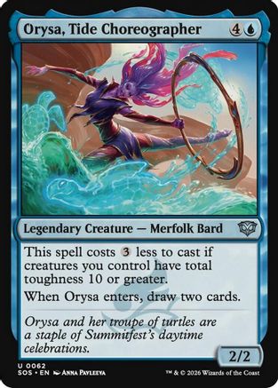 Orysa, Tide Choreographer (SOS-062) - Secrets of Strixhaven Foil | Grognard Games