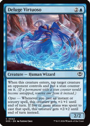 Deluge Virtuoso (SOS-042) - Secrets of Strixhaven Foil | Grognard Games
