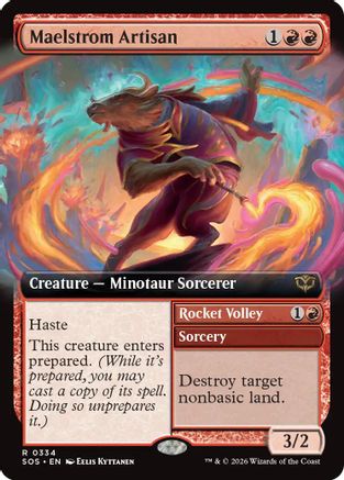 Maelstrom Artisan (Extended Art) (SOS-334) - Secrets of Strixhaven | Grognard Games