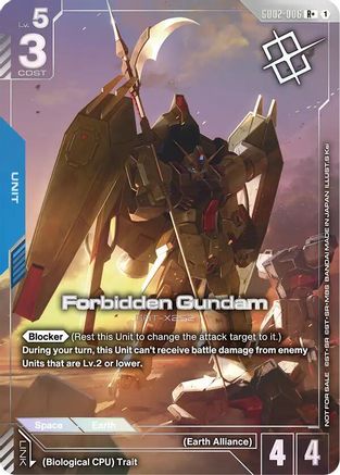 Forbidden Gundam (Store Tournament Winner Pack 04) - Gundam Promotional Cards (GD02-006) Holofoil | Grognard Games
