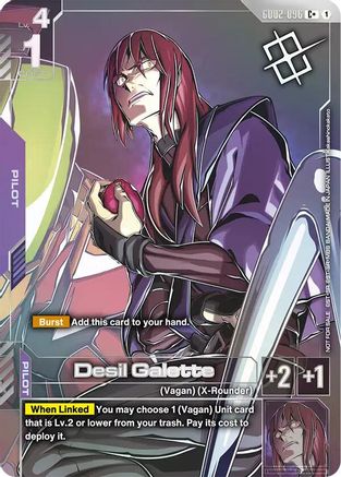 Desil Galette (Store Tournament Winner Pack 04) - Gundam Promotional Cards (GD02-096) Holofoil | Grognard Games
