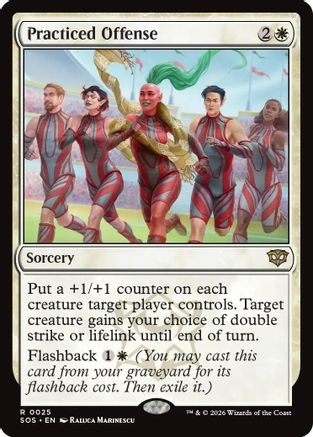 Practiced Offense (SOS-025) - Secrets of Strixhaven Foil | Grognard Games