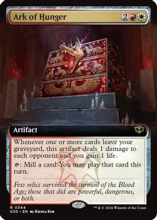 Ark of Hunger (Extended Art) (SOS-344) - Secrets of Strixhaven Foil | Grognard Games