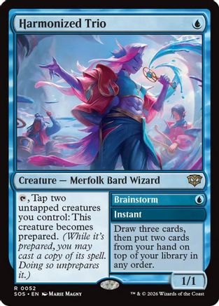Harmonized Trio (SOS-052) - Secrets of Strixhaven Foil | Grognard Games