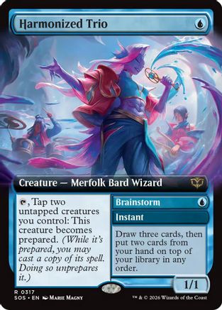 Harmonized Trio (Extended Art) (SOS-317) - Secrets of Strixhaven | Grognard Games