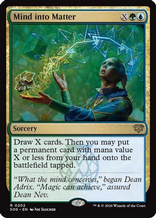 Mind into Matter (SOS-202) - Secrets of Strixhaven Foil | Grognard Games