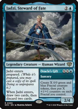 Jadzi, Steward of Fate (SOS-055) - Secrets of Strixhaven Foil | Grognard Games