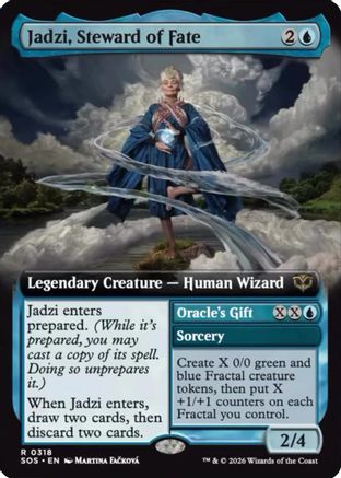 Jadzi, Steward of Fate (Extended Art) (SOS-318) - Secrets of Strixhaven Foil | Grognard Games