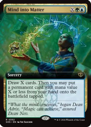 Mind into Matter (Extended Art) (SOS-352) - Secrets of Strixhaven | Grognard Games