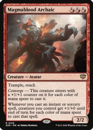 Magmablood Archaic (SOS-123) - Secrets of Strixhaven Foil | Grognard Games