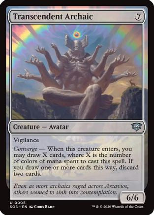 Transcendent Archaic (SOS-005) - Secrets of Strixhaven Foil | Grognard Games