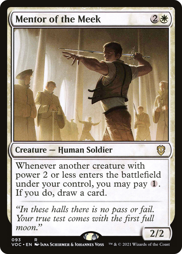 Mentor of the Meek [Innistrad: Crimson Vow Commander] | Grognard Games