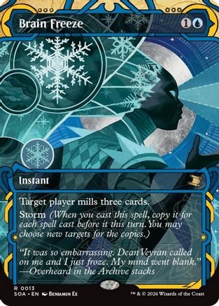 Brain Freeze (SOA-013) - Secrets of Strixhaven: Mystical Archive | Grognard Games