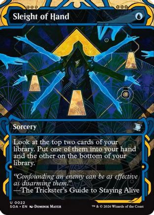 Sleight of Hand (SOA-022) - Secrets of Strixhaven: Mystical Archive Foil | Grognard Games