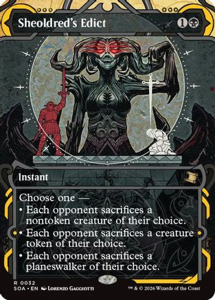 Sheoldred's Edict (SOA-032) - Secrets of Strixhaven: Mystical Archive | Grognard Games