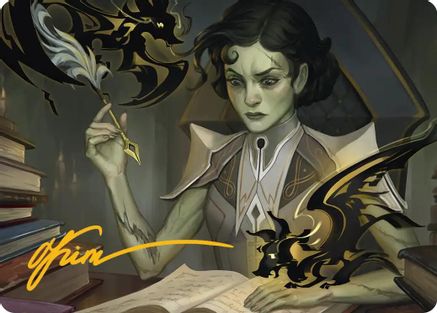 Eternal Student Art Card (Gold-Stamped Signature) (ASSOS-011) - Art Series: Secrets of Strixhaven | Grognard Games