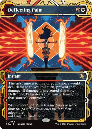 Deflecting Palm (SOA-063) - Secrets of Strixhaven: Mystical Archive | Grognard Games