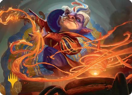 Goblin Glasswright Art Card (Gold-Stamped Planeswalker Symbol) (ASSOS-013) - Art Series: Secrets of Strixhaven | Grognard Games