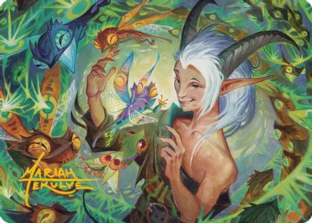 Lumaret's Favor Art Card (Gold-Stamped Signature) (ASSOS-016) - Art Series: Secrets of Strixhaven | Grognard Games
