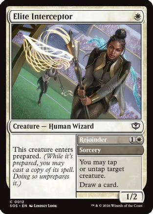 Elite Interceptor (SOS-012) - Secrets of Strixhaven Foil | Grognard Games
