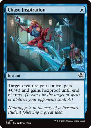 Chase Inspiration (SOS-041) - Secrets of Strixhaven Foil | Grognard Games