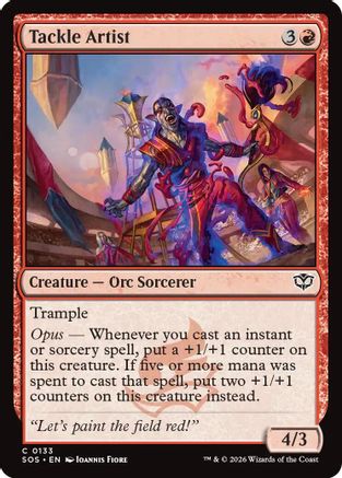 Tackle Artist (SOS-133) - Secrets of Strixhaven Foil | Grognard Games