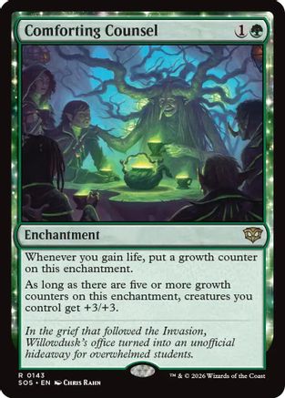 Comforting Counsel (SOS-143) - Secrets of Strixhaven Foil | Grognard Games