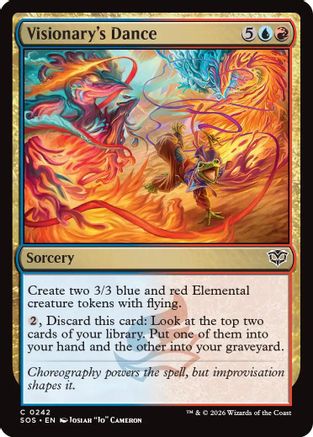 Visionary's Dance (SOS-242) - Secrets of Strixhaven Foil | Grognard Games