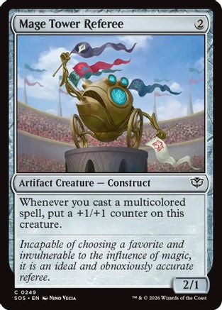 Mage Tower Referee (SOS-249) - Secrets of Strixhaven Foil | Grognard Games