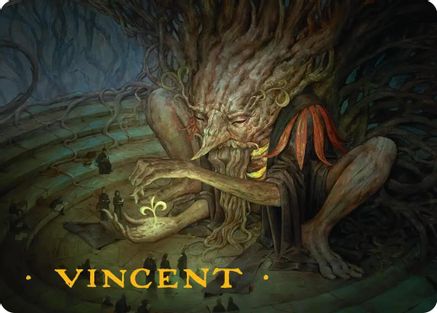 Old-Growth Educator Art Card (Gold-Stamped Signature) (ASSOS-020) - Art Series: Secrets of Strixhaven | Grognard Games