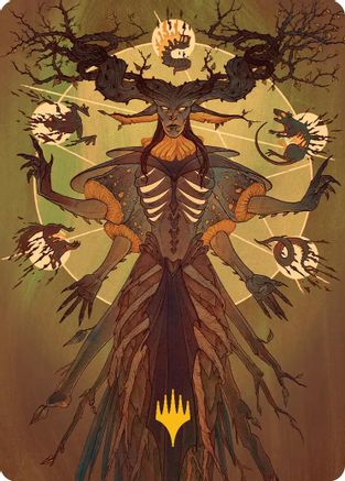 Culling Ritual Art Card (Gold-Stamped Planeswalker Symbol) (ASSOS-048) - Art Series: Secrets of Strixhaven | Grognard Games