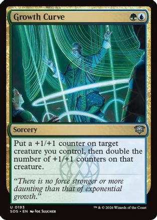 Growth Curve (SOS-193) - Secrets of Strixhaven Foil | Grognard Games