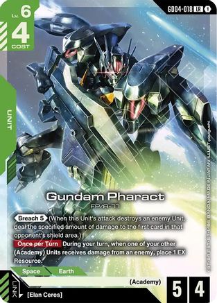 Gundam Pharact - Phantom Aria (GD04-018) Holofoil | Grognard Games