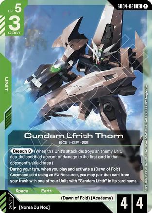 Gundam Lfrith Thorn - Phantom Aria (GD04-021) Holofoil | Grognard Games