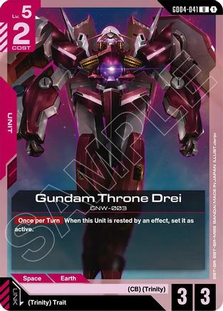 Gundam Throne Drei - Phantom Aria (GD04-041) | Grognard Games