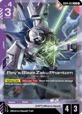 Rey's Blaze Zaku Phantom - Phantom Aria (GD04-053) Holofoil | Grognard Games