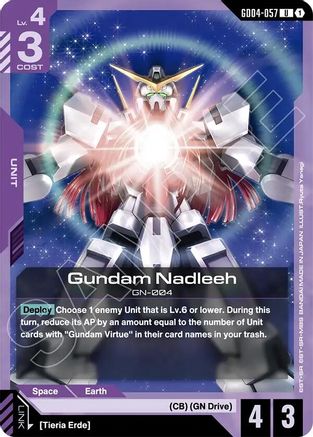 Gundam Nadleeh - Phantom Aria (GD04-057) | Grognard Games