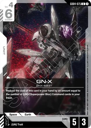 GN-X - Phantom Aria (GD04-075) | Grognard Games